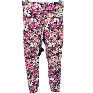 Athleta Transcend Stash Tight Elysian Floral Print Womens Small EUC style 533673